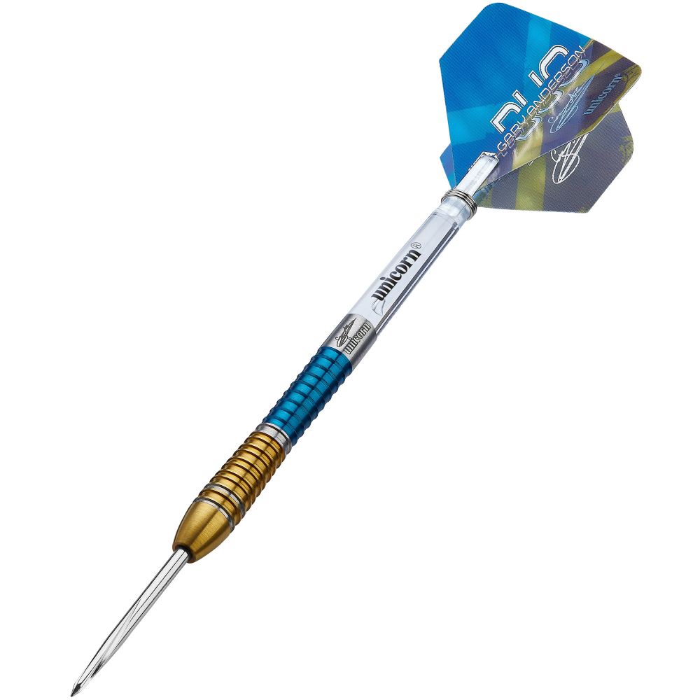Unicorn Gary Anderson Phase 6 Duo Steel Tip Darts Set 90% Tungsten — view 3