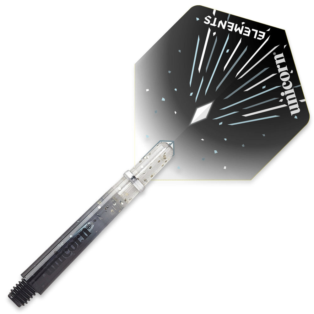Unicorn Gripper 4 Elements Icestorm Two-Tone Flight and Shaft Combo — view 2