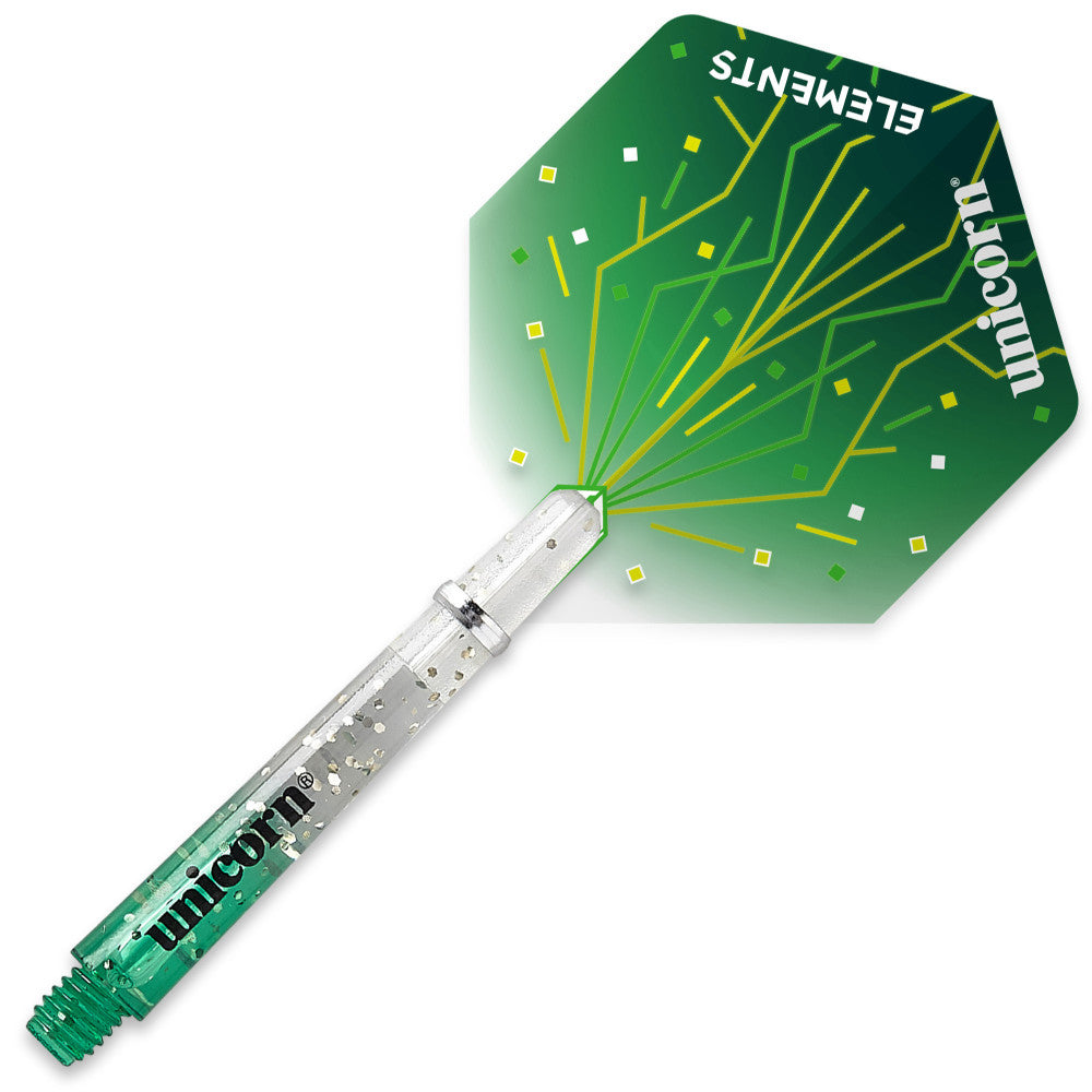 Unicorn Gripper 4 Elements Thunderstorm Two-Tone Flight and Shaft Combo — view 2