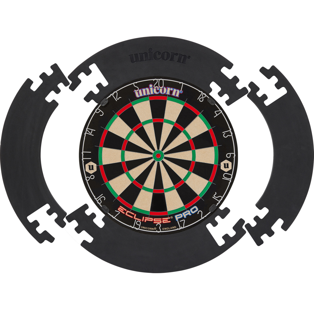 Unicorn Jigsaw Dartboard Surround Black — view 2