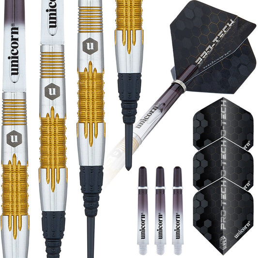 Unicorn Pro-Tech Style 1 Soft Tip Dart Set — 19g — 41.20 × 7.70 mm