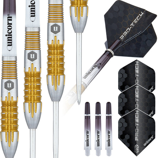 Unicorn Pro-Tech Style 1 Steel Tip Dart Set — 22g — 40.6 × 7.8 mm