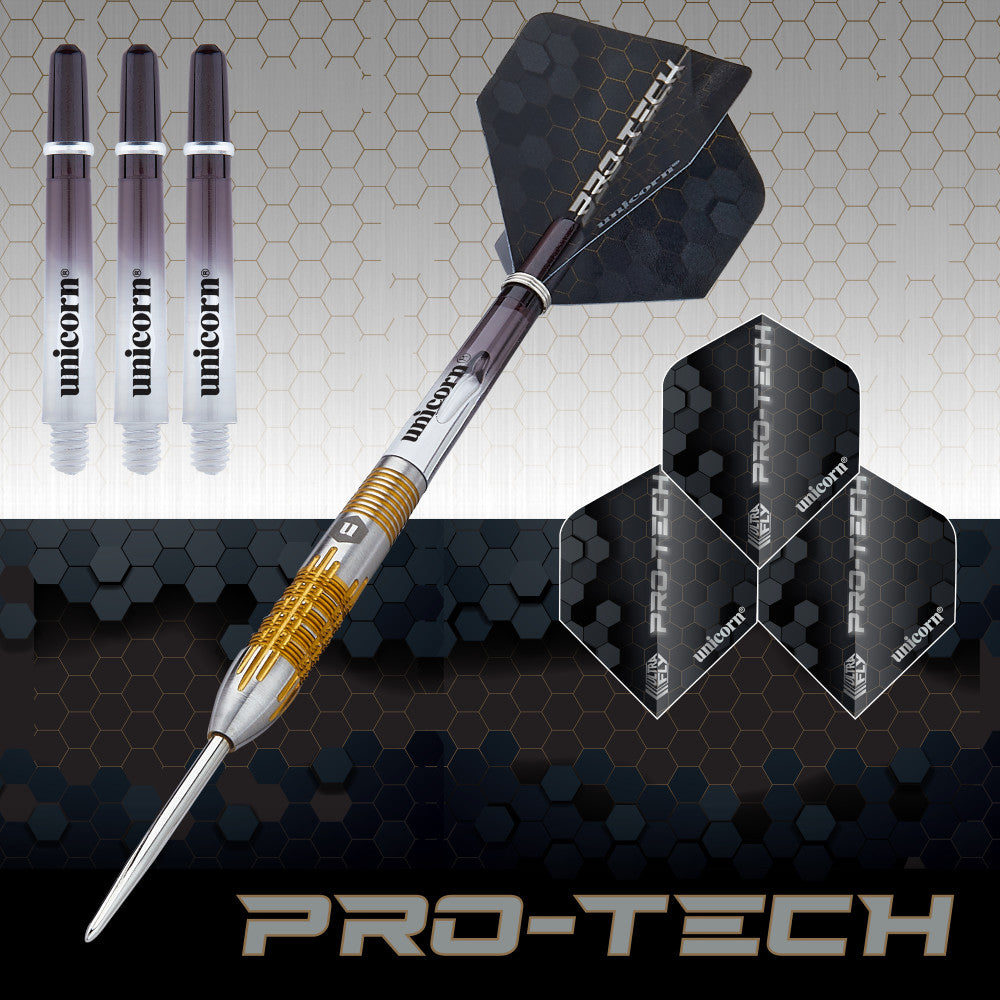 Unicorn Pro-Tech Style 1 Steel Tip Dart Set — view 2