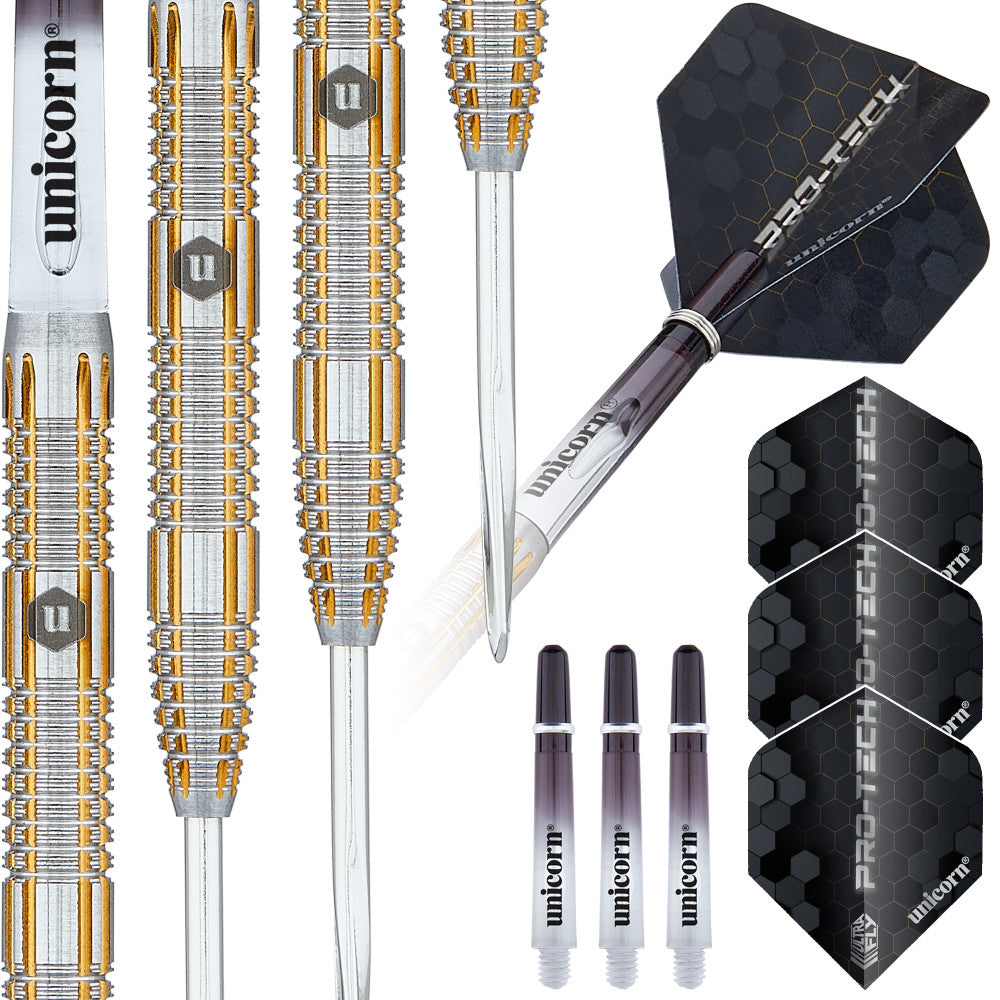 Unicorn Pro-Tech Style 1 Steel Tip Dart Set — 24g — 50.7 × 6.9 mm
