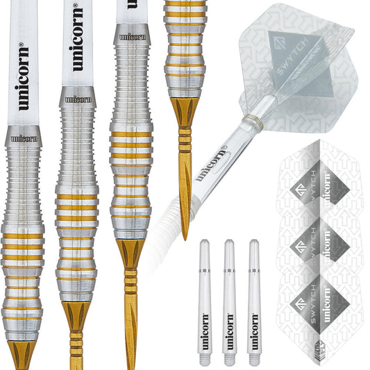 Unicorn Swytch Gold Steel Tip Dart Set — view 1