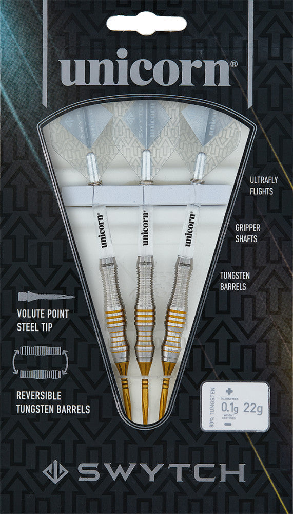 Unicorn Swytch Gold Steel Tip Dart Set — view 7