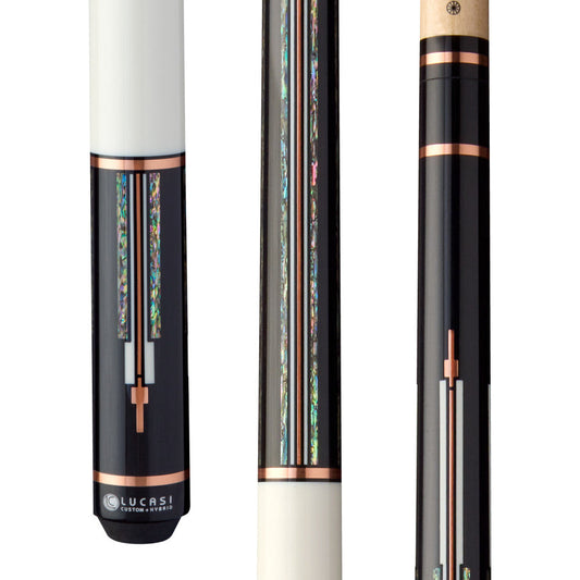 Lucasi Custom Art Deco Rose Gold &amp; Mother-of-Pearl Cue (LCAD03)