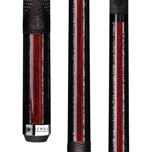 Lucasi Pinnacle Black/Cocobolo Cue with Carbon Fiber Tech Shaft (LP15)