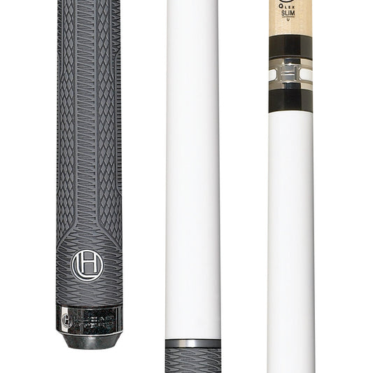 Lucasi Hybrid Titanium White Cue with Fusion G5 Grip (LHT87)