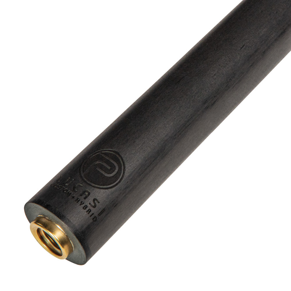 Lucasi Pinnacle Matte White/Black Cue with Carbon Fiber Tech Shaft (LPSP)