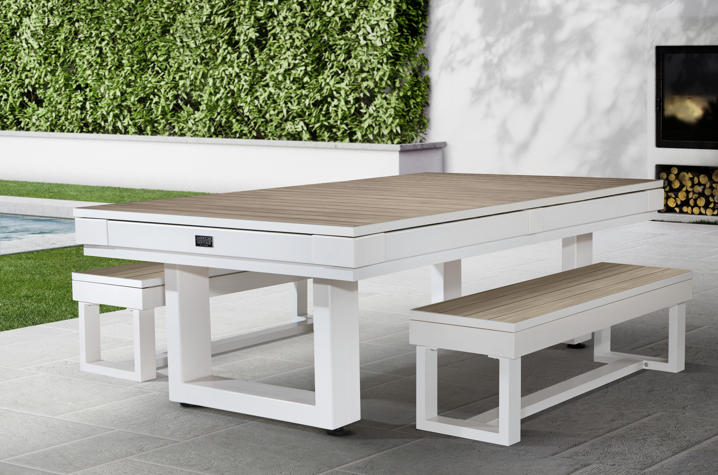 Lanai Outdoor Full Set (Pearl White) (LANAIWHITEGREYFULLSET-DTCKIT)