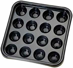 Aska Billiards Standard Pool Ball Tray for 16 Balls, 2 1/4-Inch, Black
