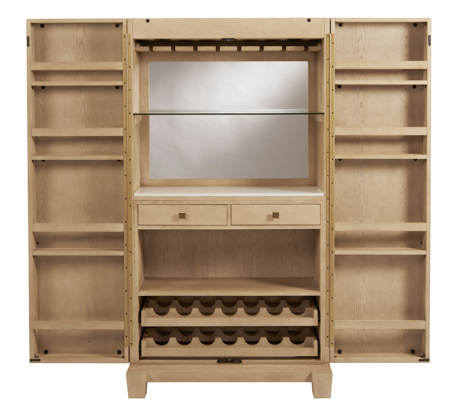 Port Royal Wine & Spirit Cabinet (White Oak) (PORTWINECAB-WO)