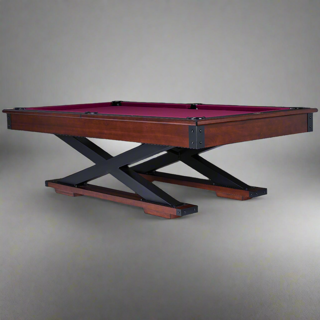 Quest 8' Pool Table (Navajo) (QUESTNVMERLOT-DTCKIT)