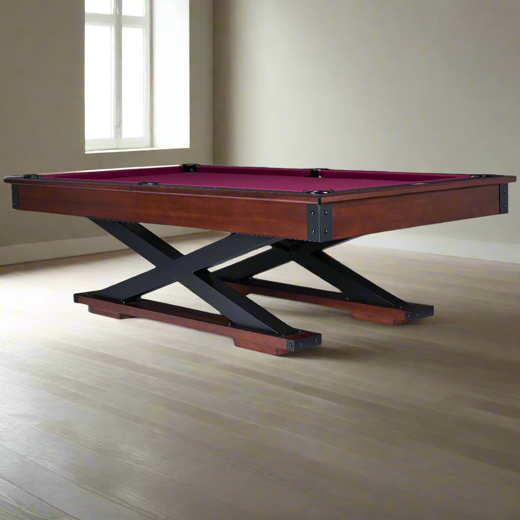 Quest 8' Pool Table (Navajo) (QUESTNVMERLOT-DTCKIT)