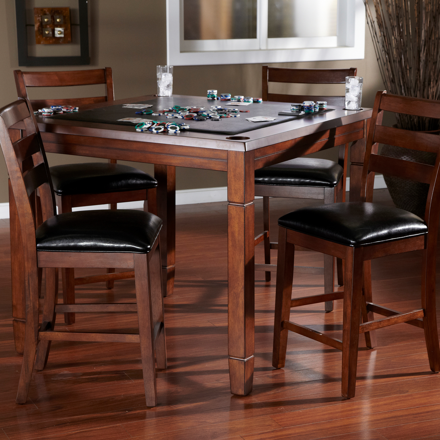 Rosa Game Table (Suede) (E100743SD)