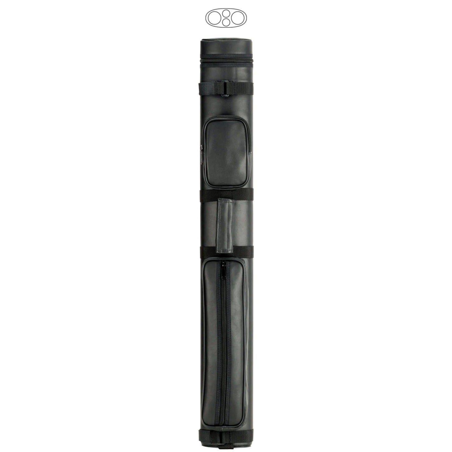 McDermott 2x2 Oval Hard Case - Black