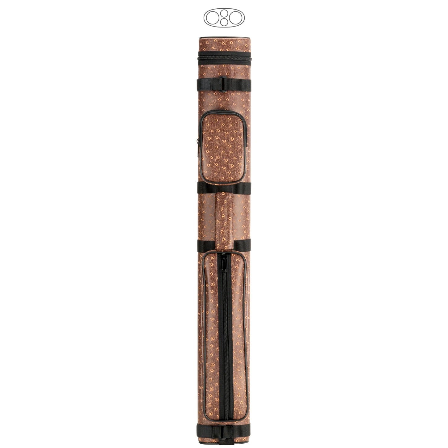 McDermott 2x2 Oval Hard Case - Brown