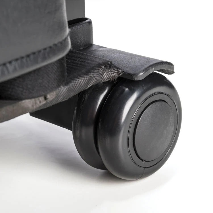 McDermott 20x20 Rolling Cue Case - wheel detail