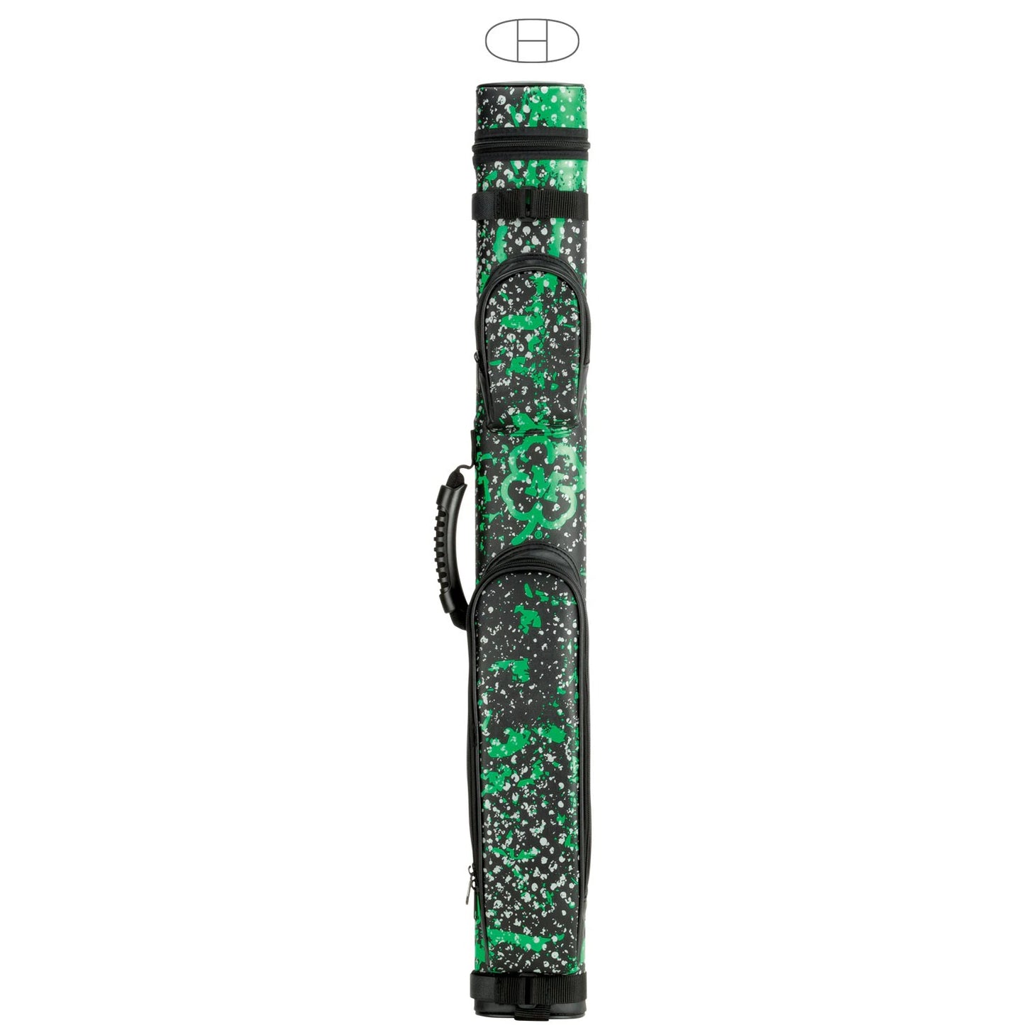 McDermott 2x2 Designer Case - Green Grunge