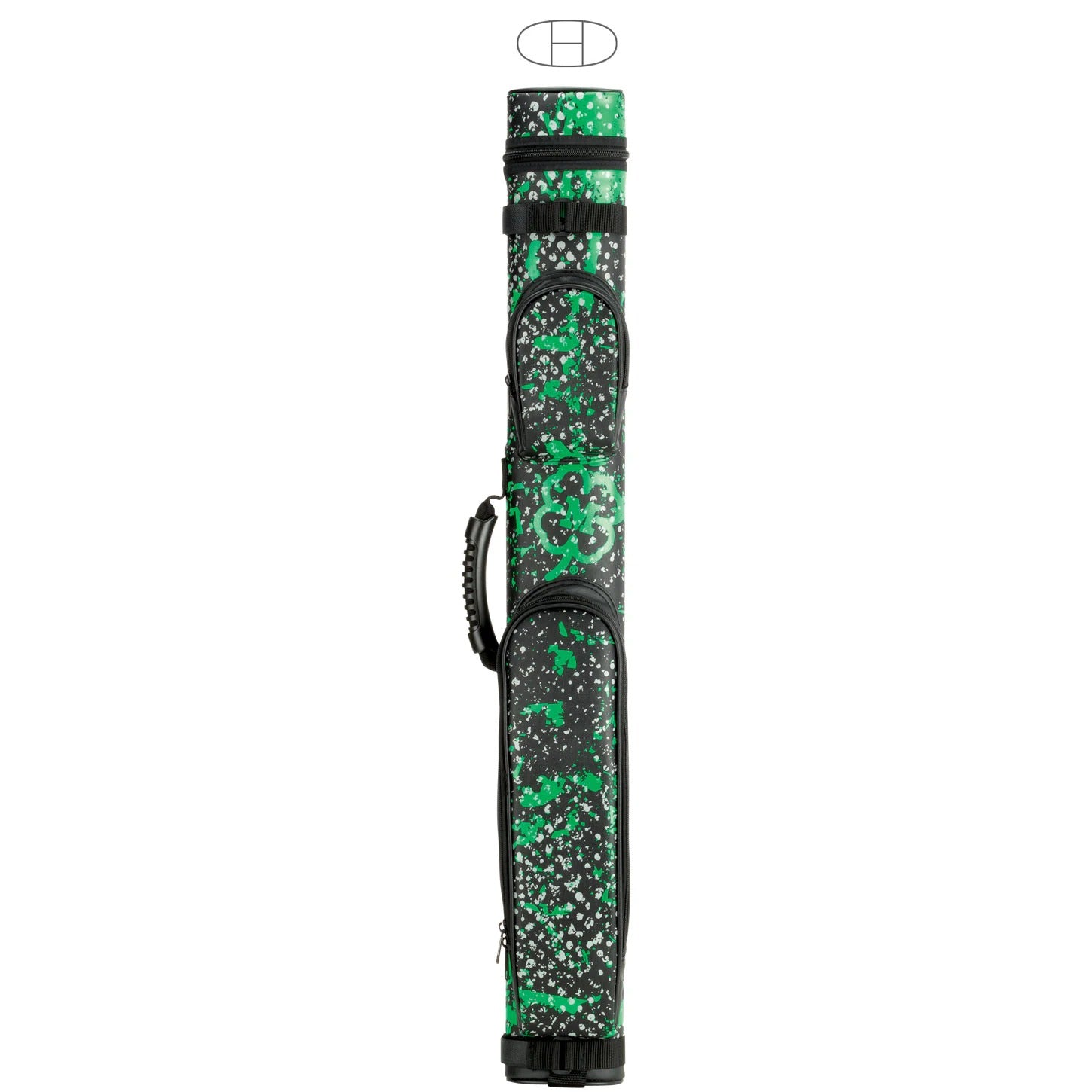 McDermott 2x2 Designer Case - Green Grunge