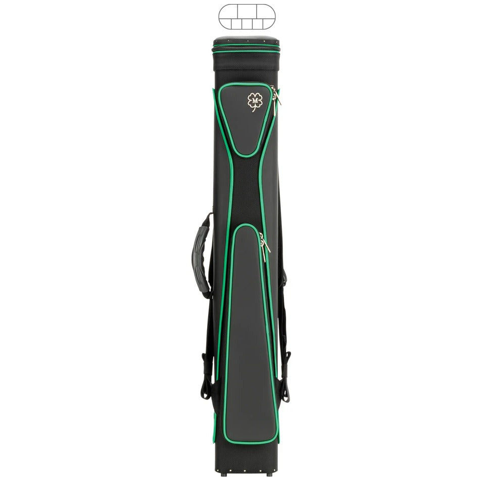 McDermott 3x5 Sport Case - front with capacity diagram