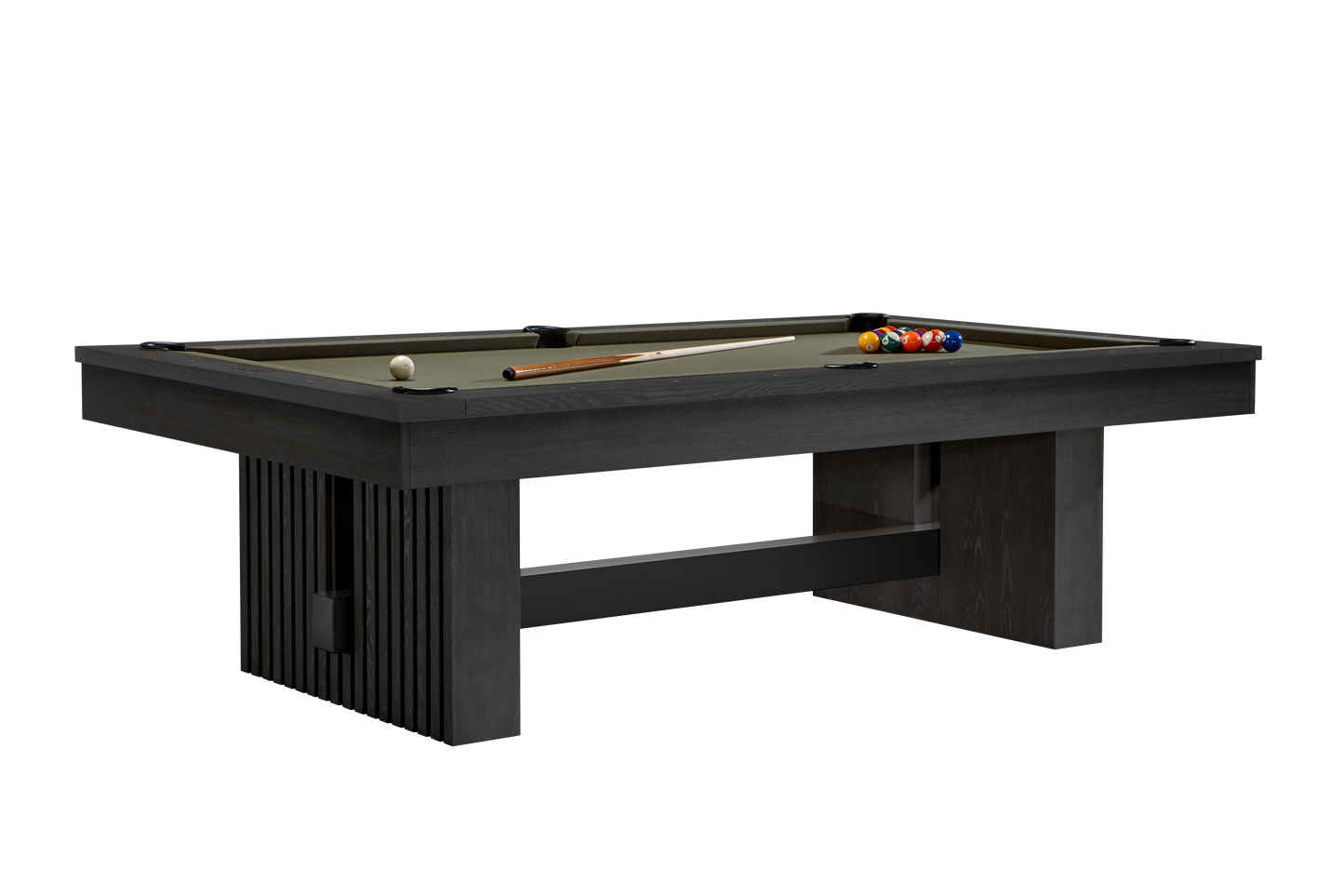 Vancouver 8' Pool Table (Black Ash) (VANCOUVERBAOLIVE-DTCKIT)