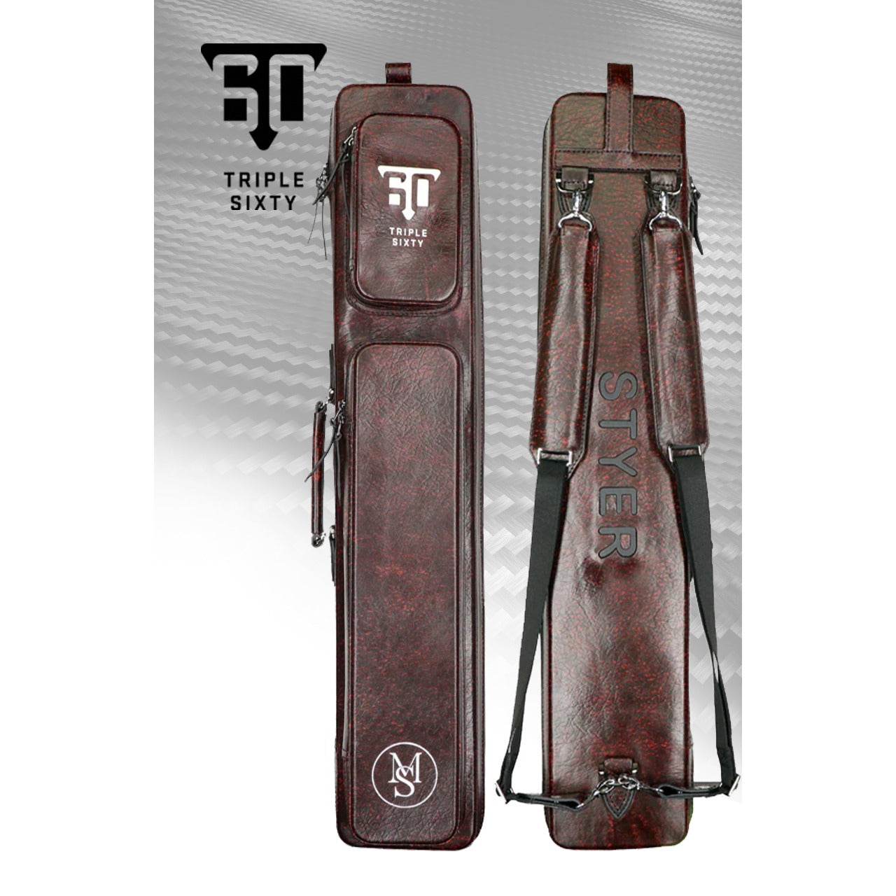Viking Triple 60 Custom Leather Case Red - view 2