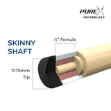 HXTC15 PureX® Technology Pool Cue, 11.75mm Kamui Black Layered Tip, Maple Shaft, 5/16x18 Joint