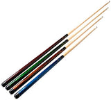 Set of Aska Mixed Length Cues LS, Canadian Hard Rock Maple Billiard Pool Cue Sticks, Short, Kids Cues, LS4N