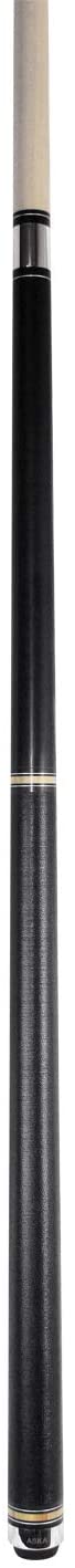 ASKA Jump Break Cue Stick 28-Ounce JBC Black 2nd Generation, 3-Piece Construction, Jump/Break Cue. 14mm Tip, Hard Rock Canadian Maple, JBCBLKGEN2