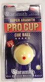 Aramith 2-1/4" Regulation Size Billiard/Pool Ball, Super Aramith Pro Cup Cue Ball with 6 Red Dots
