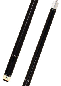 Falcon NFZ Pool Cue Stick, 5/16x14 Joint, 58" Long, 13mm Layared Tip, Black