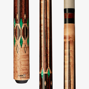 HXT72 PureX® Technology Pool Cue, 12.75mm Kamui Black Layered Tip, Maple Shaft, 5/16x18 Joint