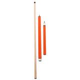 25-Ounce Heavy Hit Matte Orange Jump Break Cue Stick Aska JBC, Jump/Break Cue. 14-mm Tip, Hard Rock Canadian Maple Shaft