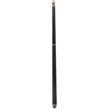 ASKA Pool Cue Stick PC1, Quick Joint, Black Irish Linen, Black Matte Finish, Bamboo Rings, Metal Joint, 12.75mm Tip